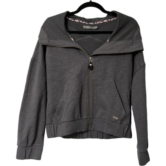 Gray Women's Zip-Up Hoodie - Picture 1 of 4